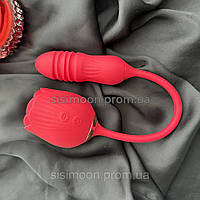 Вибростимулятор для клитора и точки g, Телескопические вибраторы с фрикциями для вагинального оргазма