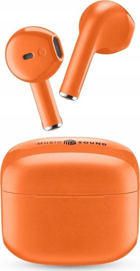 Навушники TWS Cellularline Swag BT Kopfhrer MS Orange, фото 1