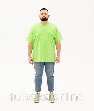 Лаймова футболка чоловіча великого розміру ValueWeight Fruit of the Loom, фото 1