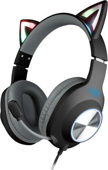 Навушники з мікрофоном Foxxray ShinyCat Black (FXR-BAL-62 BK)