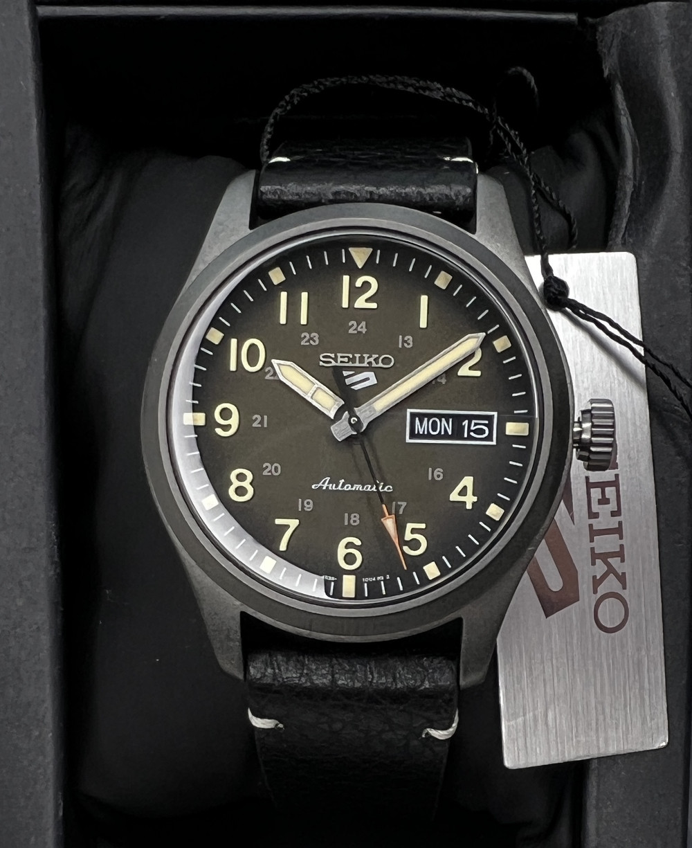 Чоловічі Годинники Seiko 5 SRPG41K1 Military Sports Automatic 4R36