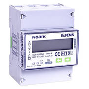 Лічильник електроенергії Ex9EMS 3P 4M 100A MB 2T 3-фазний 4MU 100A Mbus 2-тарифний (107296) NOARK