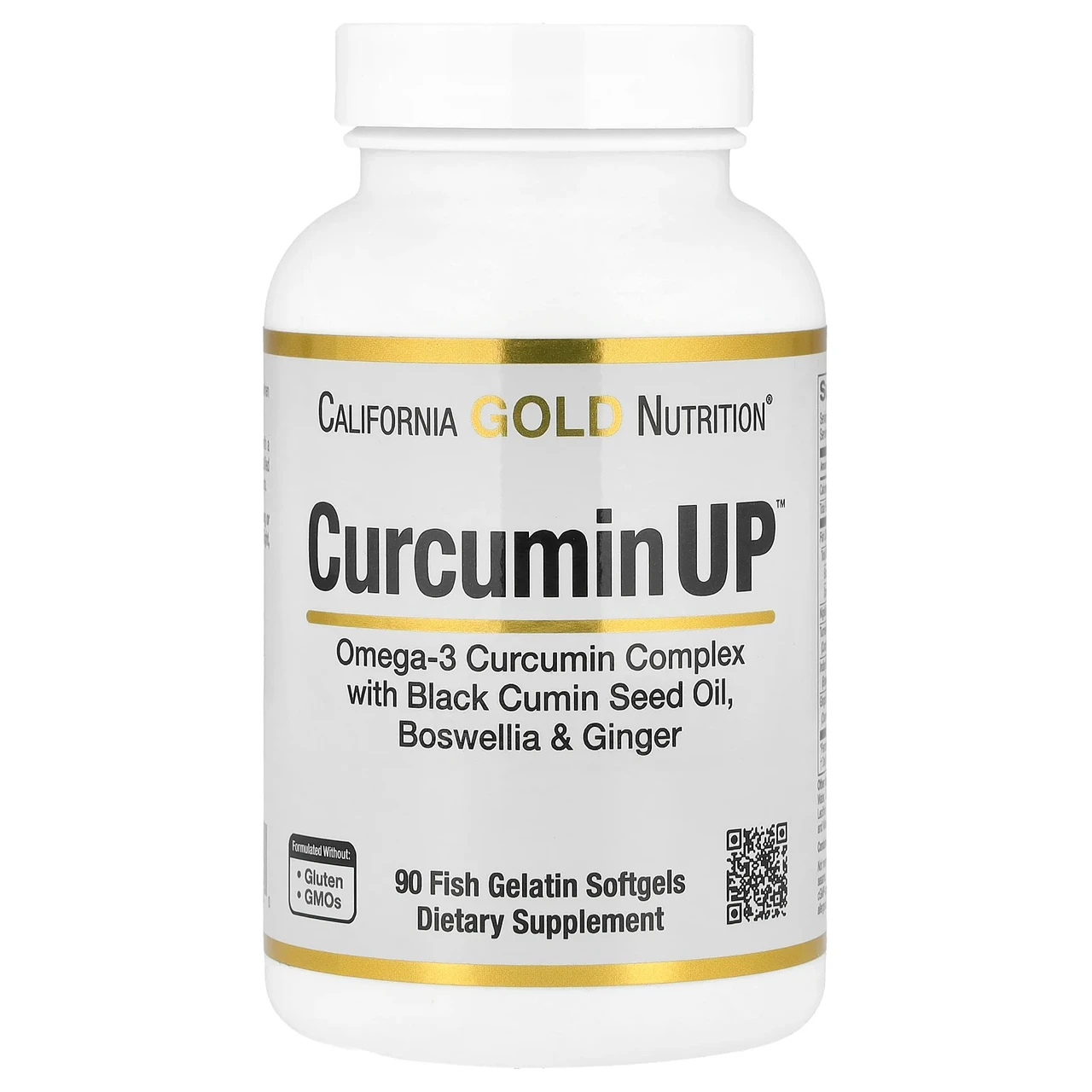 California Gold Nutrition, Curcumin UP, комплекс з омега-3 і куркуміном, для гнучкості і комфорту в роботі, Київ, фото 1