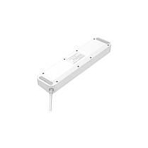 Фільтр живлення ProLogix Premium (PR-SC4408W) 4 розетки, 4 USB, 2 м, з вимикачами, білий, фото 3