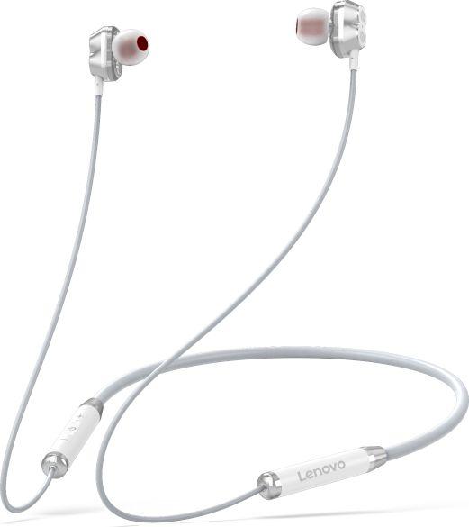 Навушники з мікрофоном Lenovo Moving-Coil HE08 White, фото 1