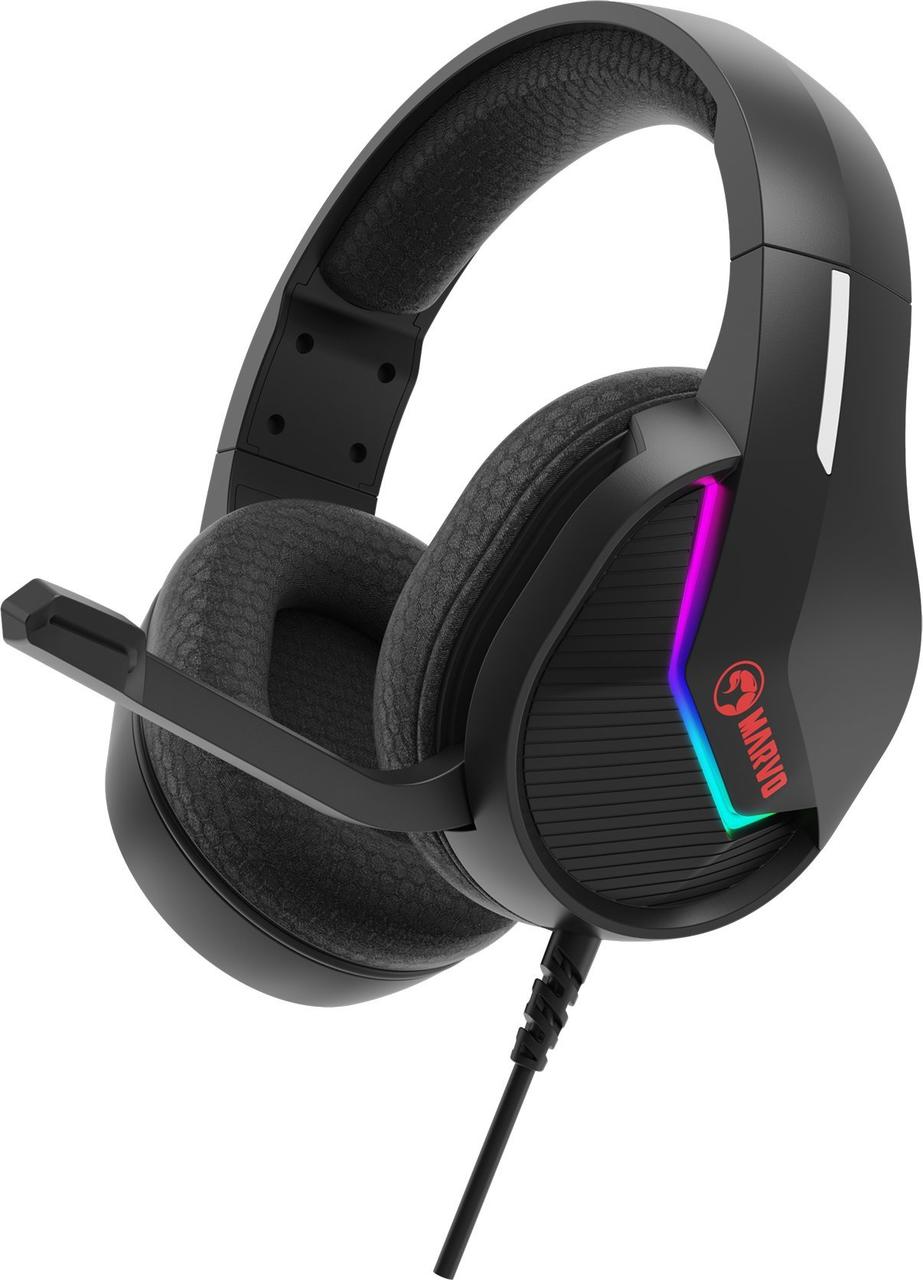 Навушники з мікрофоном Marvo H8618 Black, фото 1