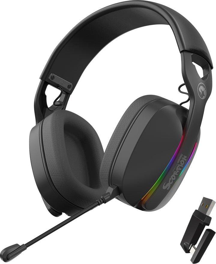 Навушники з мікрофоном Marvo HG9086W Black, фото 1