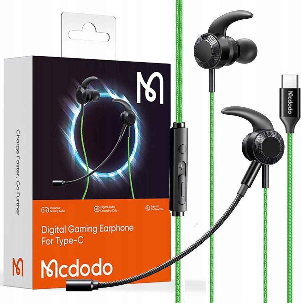 Навушники з мікрофоном Mcdodo Digital Green (HP-1341)