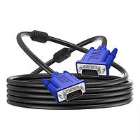 Кабель VGA - VGA 9м з феритовими кільцями
