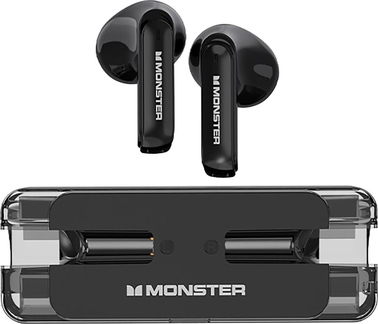 Навушники TWS Monster Airmars XKT08 Black, фото 1