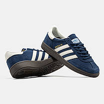 Чоловічі Кросівки Adidas Spezial Handball Blue Cream / Адидас Спешл Гандбол Сині із Кремовим, фото 6