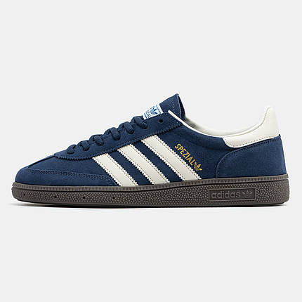 Чоловічі Кросівки Adidas Spezial Handball Blue Cream / Адидас Спешл Гандбол Сині із Кремовим, фото 1