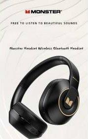 Навушники з мікрофоном Monster Storm XKH01 Black