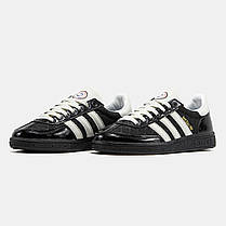 Жіночі Кросівки Adidas Spezial x The Blue Trio Handball / Адидас Спешл Зе Блю Гандбол Тріо Чорні з Білим, фото 5