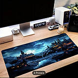 Килимок для миші з дизайном містичних замків , розмір 80/30, фото 3