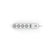 Фільтр живлення ProLogix Premium (PR-SE4432W) 4 розетки, 4 USB, 2 м, білий, фото 3
