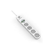 Фільтр живлення ProLogix Premium (PR-SE4432W) 4 розетки, 4 USB, 2 м, білий, фото 5