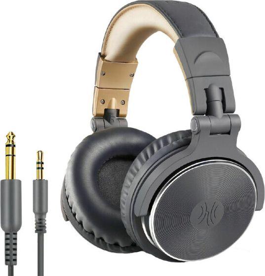 Навушники з мікрофоном OneOdio DJ PRO-10 Black/Gold
