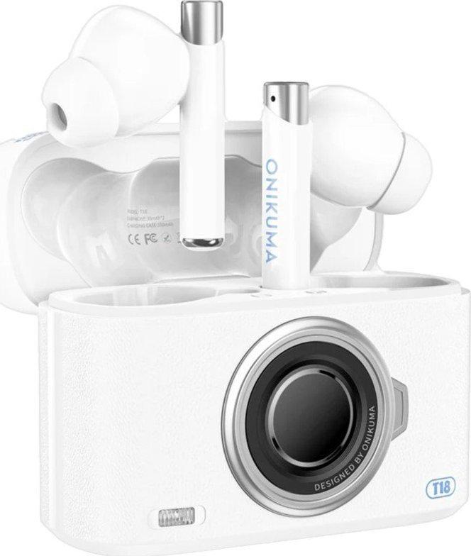 Навушники TWS Onikuma T18 White