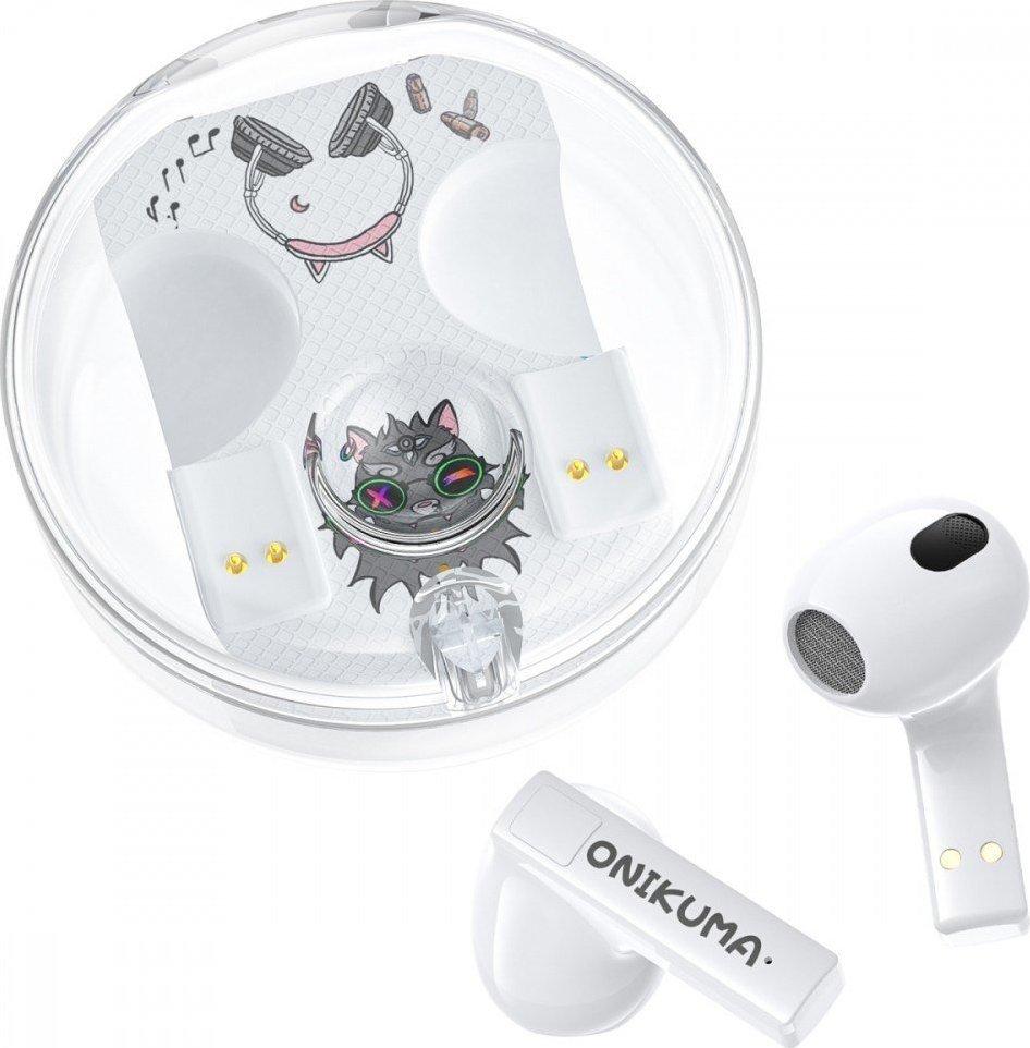 Навушники TWS Onikuma T301 White