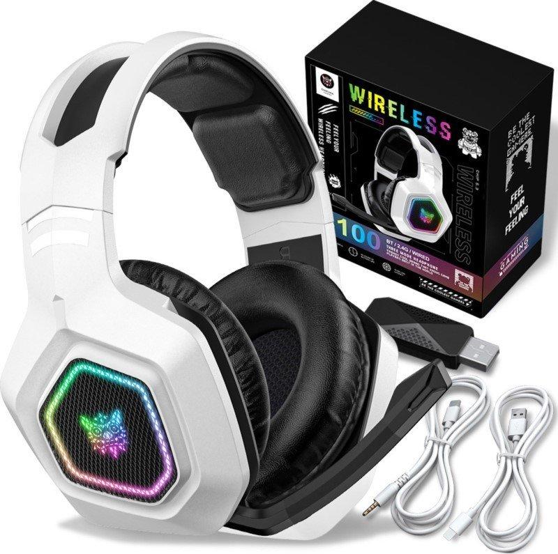 Навушники з мікрофоном Onikuma B100 White