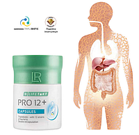 Пробіотик LR Pro 12+ капсули 30 шт трійна дія для мікрофлори, імунітету та травлення | Made in Germany, сертифікати SGS і Cologn