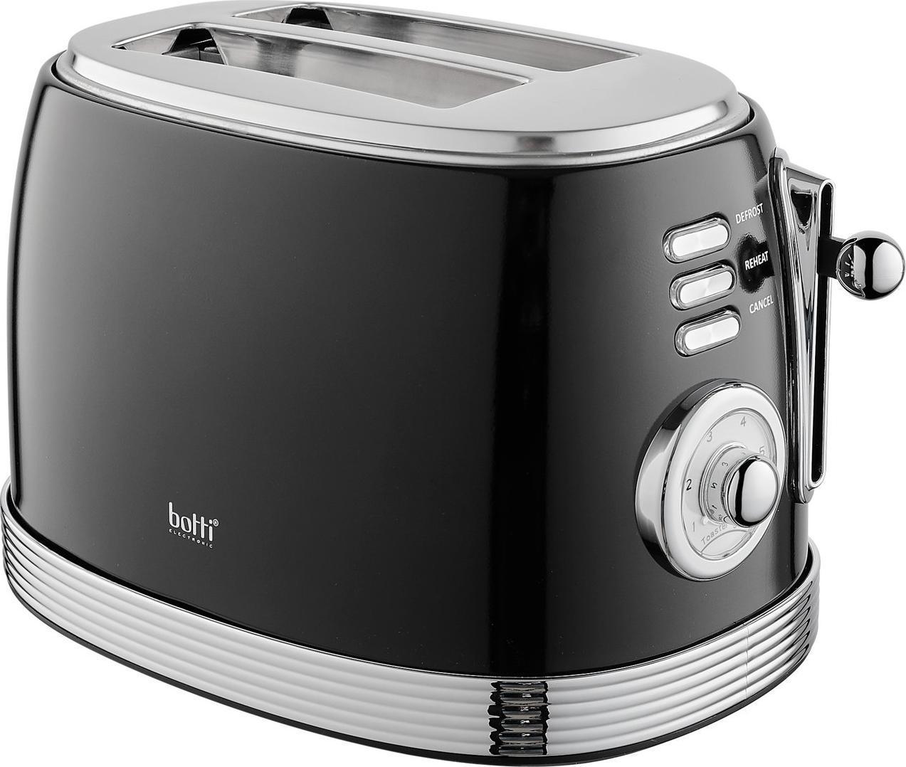 Тостер Botti Royal 850 W Black, фото 1