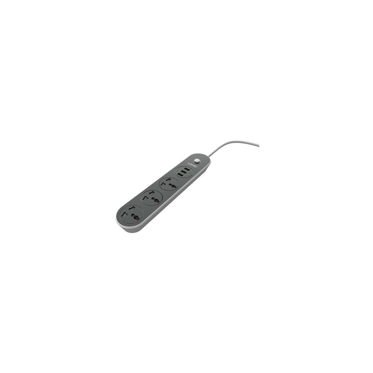 Фільтр мережевий LDNIO SC3301, 3 Розетки + 3 USB, 1.6 м