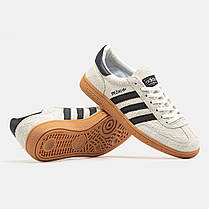 Кросівки Adidas Spezial Handball Beige Black / Адидас Спешл Гандбол Бежеві з Чорним, фото 6