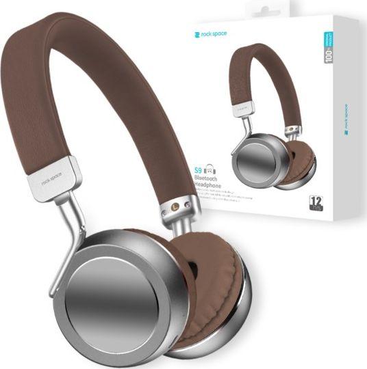 Навушники з мікрофоном Rock Space S9 Brown