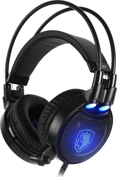 Навушники з мікрофоном Sades Octupus Plus Black (SA-912), фото 1
