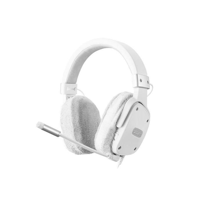 Навушники з мікрофоном Sades SA-722S Snowwolf White (SA722SWHJ)