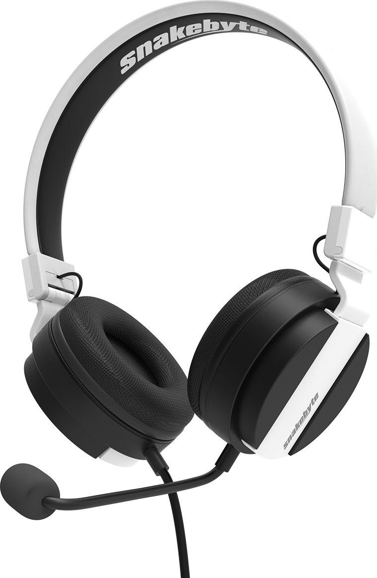 Навушники з мікрофоном Snakebyte Head Set 5 White