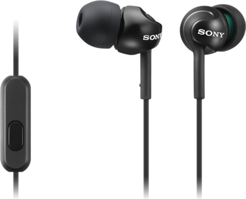 Навушники з мікрофоном Sony MDR-EX110APB, фото 1