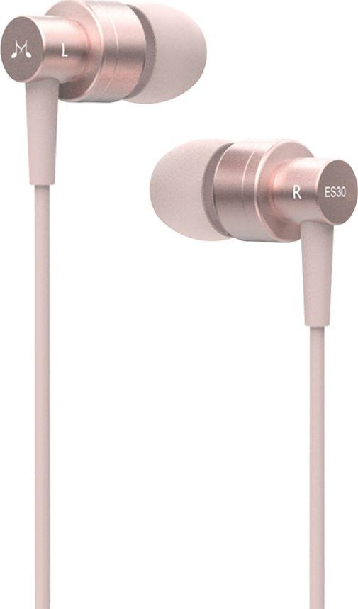 Навушники з мікрофоном SoundMagic ES30 Rose Gold, фото 1
