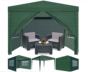 Павільйон садовий намет 3х3м 4 стінки