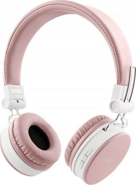 Навушники з мікрофоном Streetz HL-BT402 Pink, фото 1