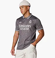 Urbanshop com ua Поло чоловіче Adidas Real Madrid 24/25 Third Jersey Grey IY1763 РОЗМІРИ ЗАПИТУЙТЕ