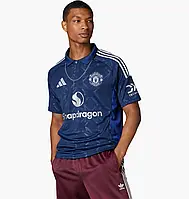 Urbanshop com ua Поло чоловіче Adidas Manchester United 24/25 Away Jersey Blue IU1390 РОЗМІРИ ЗАПИТУЙТЕ