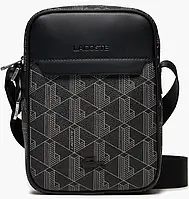 Urbanshop com ua Сумка унісекс Lacoste Monogram Bag Black/Grey NH4410LX РОЗМІРИ ЗАПИТУЙТЕ