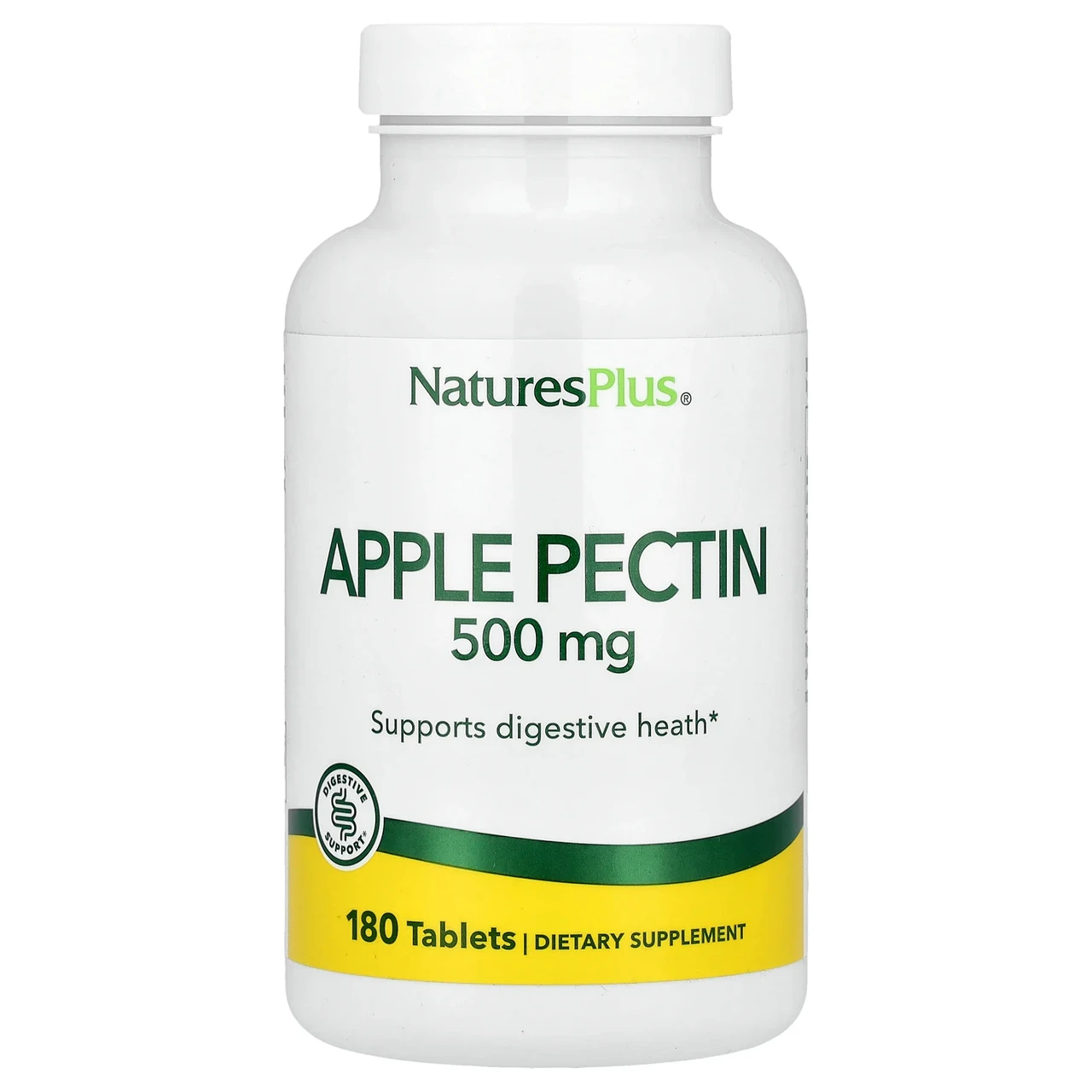 Nature's Plus, яблучний пектин, 500 мг, 180 таблеток, Київ