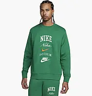 Urbanshop com ua Світшот чоловічий Nike Long-Sleeve Crew-Neck Sweatshirt Club Fleece Green FN2610-365 РОЗМІРИ