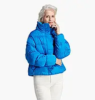 Urbanshop com ua Пуховик жіночий Adidas Short Vegan Puffer Jacket Blue IJ8234 РОЗМІРИ ЗАПИТУЙТЕ