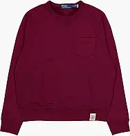 Urbanshop com ua Світшот чоловічий Polo Ralph Lauren Vintage Fleece-Lsl-Sws Classic Wine Bordo 710907253008