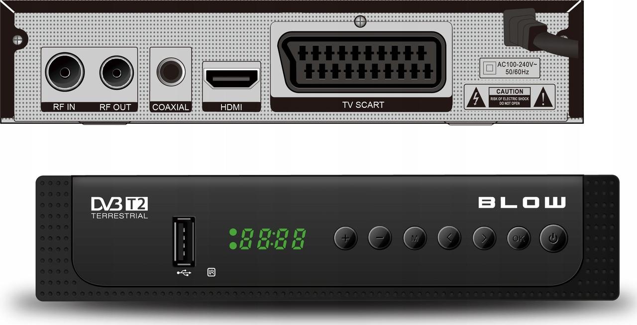 TV-тюнер зовнішній Blow DVB-T2 8000FHD Premium