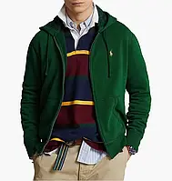Urbanshop com ua Худі чоловіча Polo Ralph Lauren Sweat Fecho Moss Green 710853207008 РОЗМІРИ ЗАПИТУЙТЕ