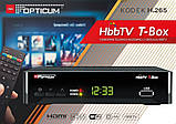 TV-тюнер зовнішній Opticum DVB-T2 HBBTV T-BOX, фото 3