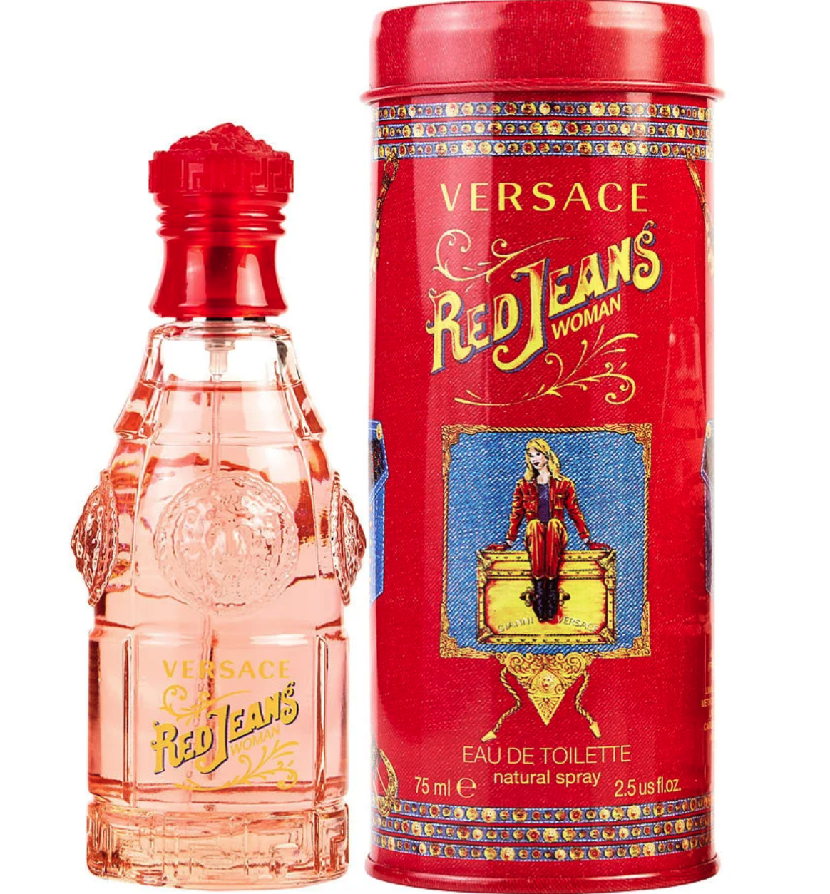 Жіноча туалетна вода Versace Red Jeans 75 мл