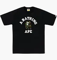 Urbanshop com ua Футболка чоловіча Bape 1St Camo College Tee Black 1J80110016BK0 РОЗМІРИ ЗАПИТУЙТЕ
