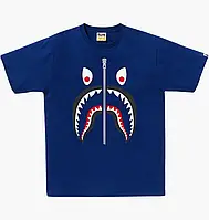 Urbanshop com ua Футболка чоловіча Bape Mad Shark Tee Blue 1J80110059BLU РОЗМІРИ ЗАПИТУЙТЕ